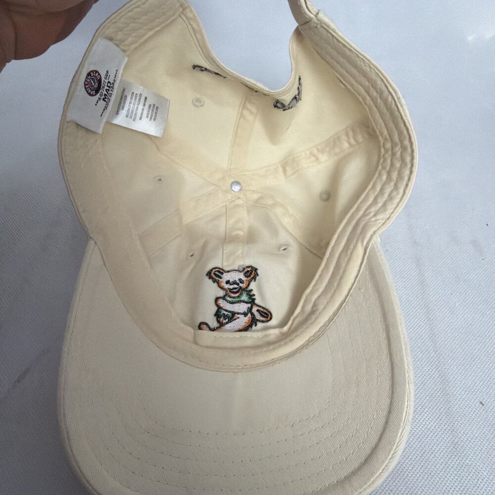 Grateful Dead Dancing Bear Hat Cap Strap Back One Size Mad Engine - Picture 5 of 6